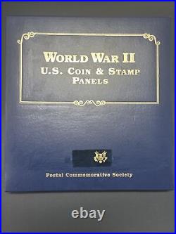 World War II U. S. Silver Coin & Stamps collection Postal Commemorative Society
