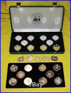 World Wildlife Worldwide Silver Coin Collection, 25th Anniversary, all 25 coins