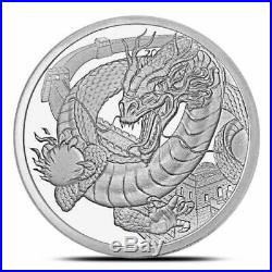 World of Dragons 6 BU Silver Rounds Aztec Welsh Chinese Norse Indian Egyptian