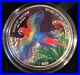 World-of-Parrots-Scarlet-Macaw-fine-99-9-coloured-silver-3D-coin-01-js