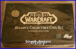 World of WarCraft Alliance Collect Coin Set Gold Silver Copper Plated DC Direct