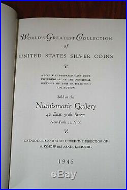 World's Greatest Collection of U. S. Silver Coins, Deluxe Leatherbound Edition