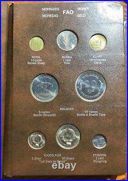 Worldwide 1976-1977 FAO 41 Coins Set (Including 5 Large Silver Coins)